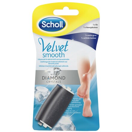 Scholl Velvet Smooth Diamond vaihtorullat SCHOLL42137