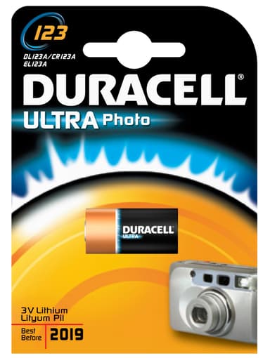 Duracell Ultra 123 paristo
