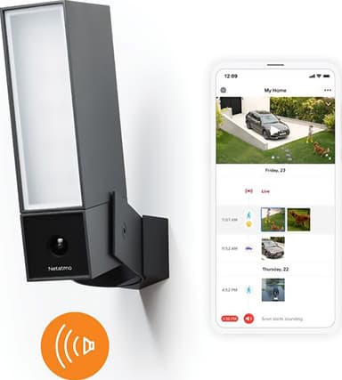 Netatmo älykäs ulkokamera sireenillä NOC01EU