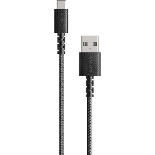 Anker PowerLine Select Plus USB-A - USB-C kaapeli 0,9m (musta)