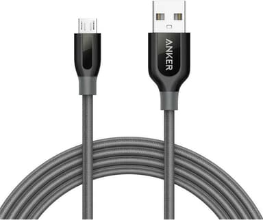 Anker PowerLine+ micro USB latauskaapeli (harmaa)