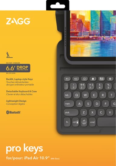 Zagg Pro Keys iPad Air 10,9 näppäimistökotelo