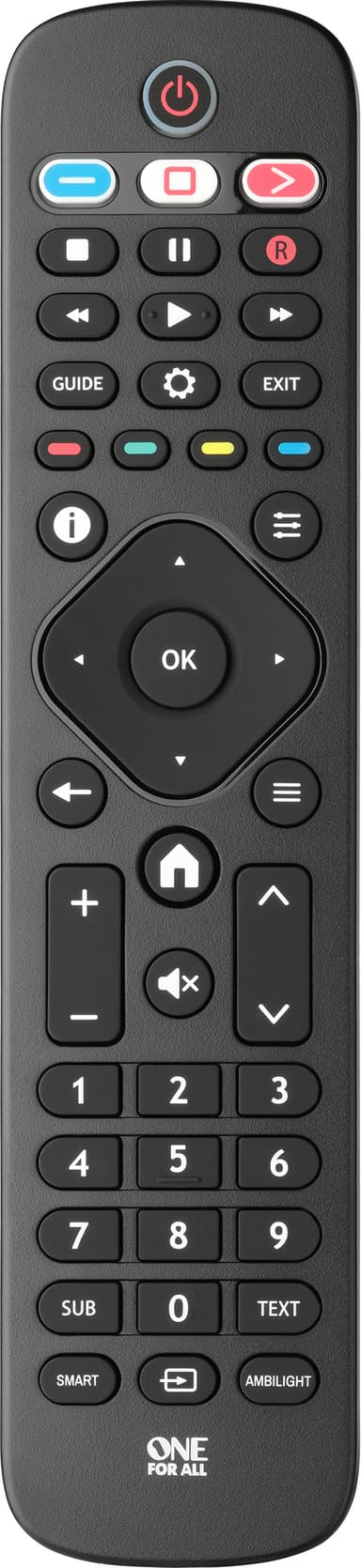One For All URC 4913 Philips TV korvaava kaukosäädin