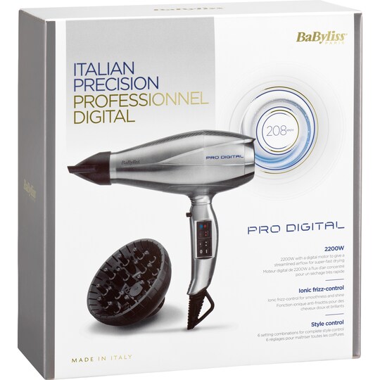 BaByliss Le Pro Digital hiustenkuivaaja BA6000E