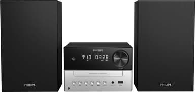 Philips mikromusiikkijärjestelmä TAM3205/12 (musta/hopea)