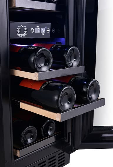 Temptech Sommelier viinikaappi SOMX30DRB (musta)
