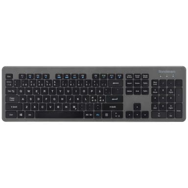 Sandstrøm Bluetooth Slim langaton näppäimistö Sandstrøm Bluetooth Slim langaton näppäimistö