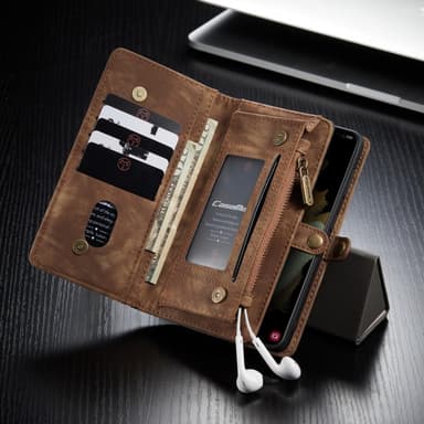 Samsung Galaxy S21 CASEME 2-in-1 Irrotettava - Ruskea