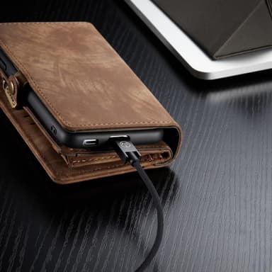 Samsung Galaxy S21 CASEME 2-in-1 Irrotettava - Ruskea
