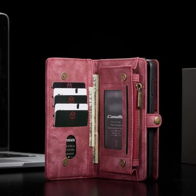 Samsung Galaxy S21 CASEME 2-in-1 Irrotettava - Punainen