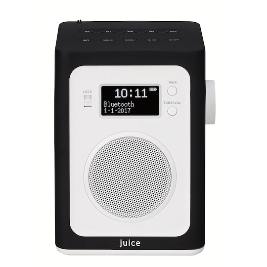 JUICE Portable kannettava radio SJUPBL14E (musta)