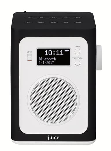 JUICE Portable kannettava radio SJUPBL14E (musta)
