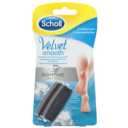 Scholl Velvet Smooth Diamond vaihtorullat SCHOLL42136