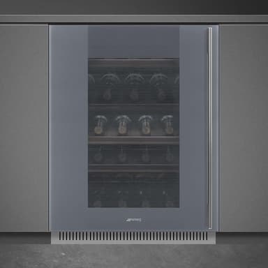 Smeg Linea viinikaappi CVI138LS3 (hopea)