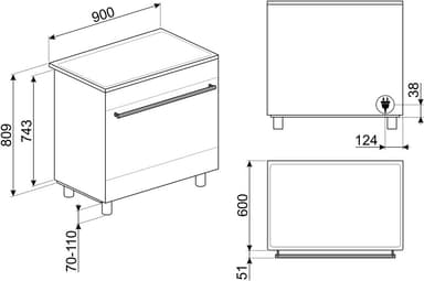 Smeg Classic induktioliesi C9IMAN9 (antrasiitti)
