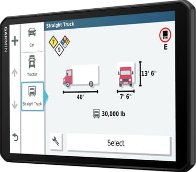 Garmin Dezl LGV800 rekan GPS-navigaattori (musta)