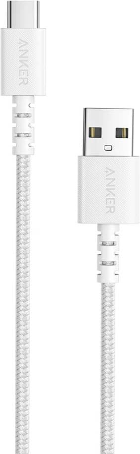 Anker PowerLine Select Plus USB-A - USB-C kaapeli 0,9m (valkoinen)