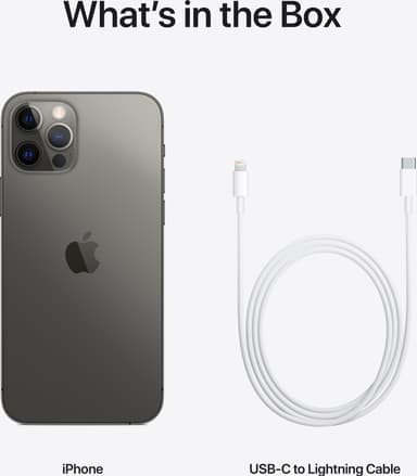 iPhone 12 Pro Max - 5G älypuhelin 512 GB (grafiitti)