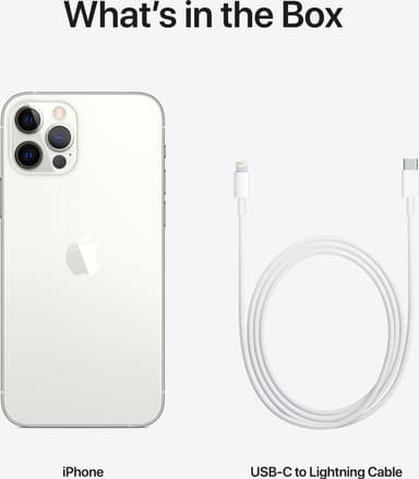 iPhone 12 Pro Max - 5G älypuhelin 512 GB (hopea)