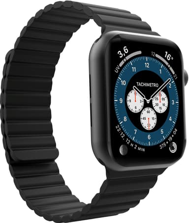 Puro Icon Link Apple Watch 38-41 mm sport ranneke (musta)