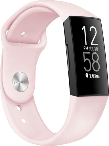 Puro Icon Link Fitbit Charge 4/3 sport ranneke (roosa)