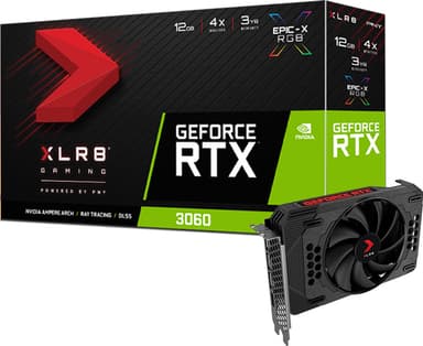 PNY GeForce RTX 3060 12GB XLR8 Gaming REVEL EPIC-X RGB näytönohjain