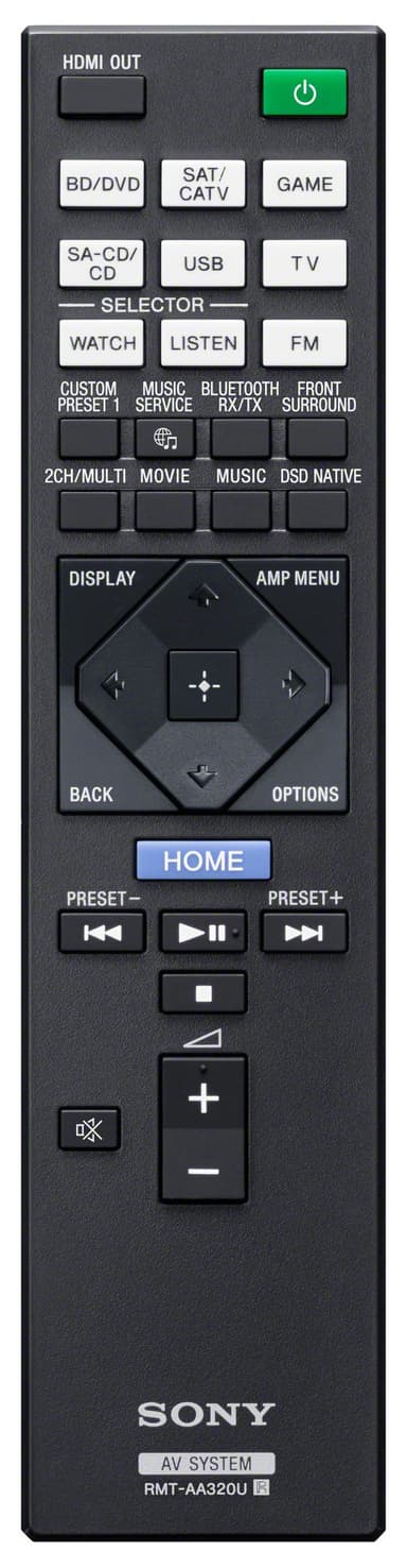 Sony 7.2 viritinvahvistin STR-DN1080