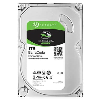 Seagate BarraCuda 3,5" sisäinen kovalevy (1 TB)