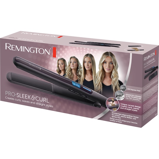 Remington PRO-Sleek&Curl suoristusrauta S6505