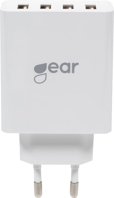Gear 220V neljäpaikkainen seinälaturi 665096