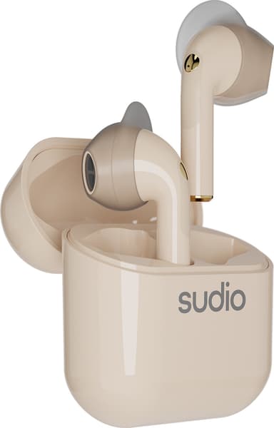 Sudio Nio täysin langattomat in-ear kuulokkeet (hiekka)