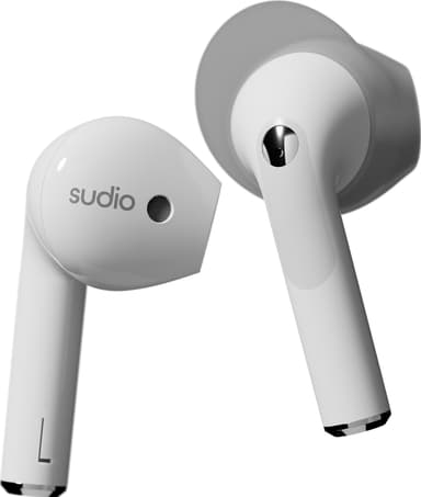 Sudio Nio täysin langattomat in-ear kuulokkeet (valkoinen)