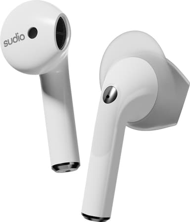 Sudio Nio täysin langattomat in-ear kuulokkeet (valkoinen)