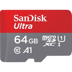 Sandisk Ultra 64GB mSDXC muistikortti Chromebook kannettaville