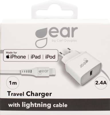 Gear 220 V/2,4 A Lightning seinälaturi 665093