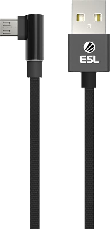 ESL USB - microUSB pelikaapeli 1 m (musta)