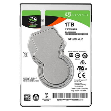 Seagate FireCuda 2,5" sisäinen SSHD (1 TB)