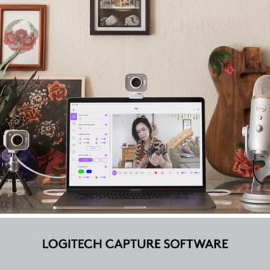 Logitech StreamCam webkamera (valkoinen)