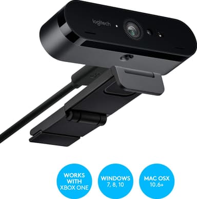 Logitech Brio Stream 4K webkamera (musta)
