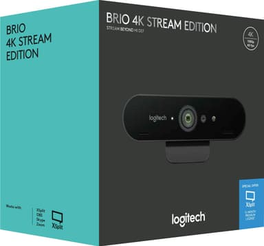 Logitech Brio Stream 4K webkamera (musta)