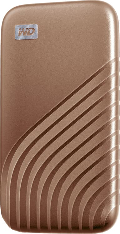 WD My Passport kannettava SSD 1 TB (ruusukulta)