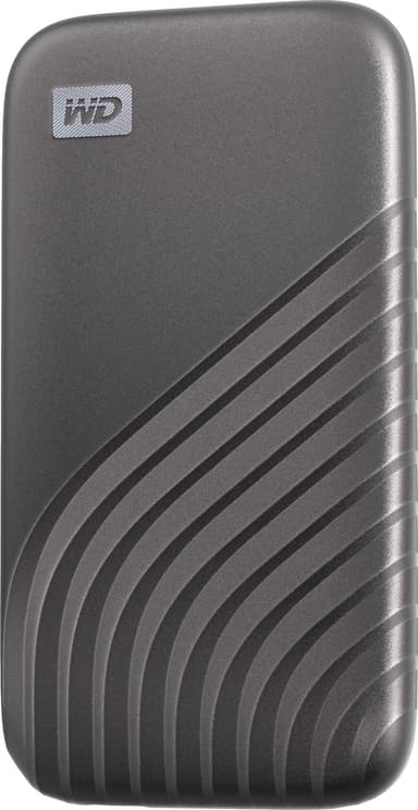 WD My Passport kannettava SSD 500 GB (tähtiharmaa)