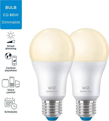 Wiz Connected Light LED lamppu 60W A60 E27 DIM