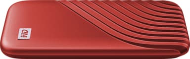 WD My Passport kannettava SSD 1 TB (punainen)