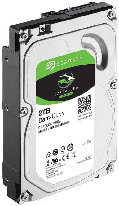 Seagate BarraCuda 3,5" sisäinen kovalevy (2 TB)