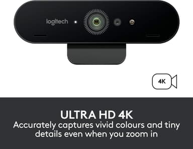 Logitech Brio Stream 4K webkamera (musta)