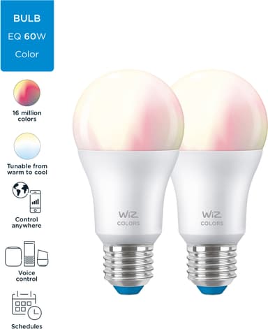 Wiz Connected Light LED lamppu 60W A60 E27 RGB