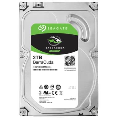 Seagate BarraCuda 3,5" sisäinen kovalevy (2 TB)