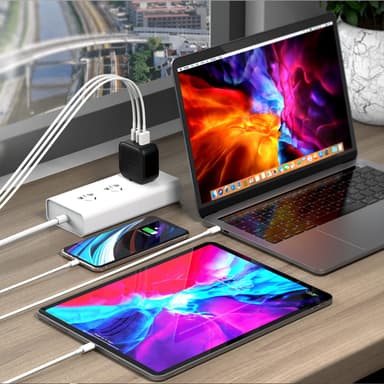 Hyper HyperJuice 66 W USB-C laturi (musta)