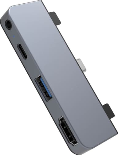 Hyper HyperDrive USB-C 4-in-1 iPad telakointiasema (avaruudenharmaa)